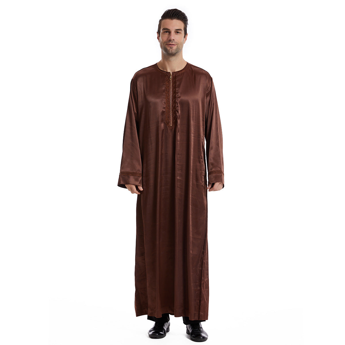 Men s Abaya Full Sleeves in Coffee