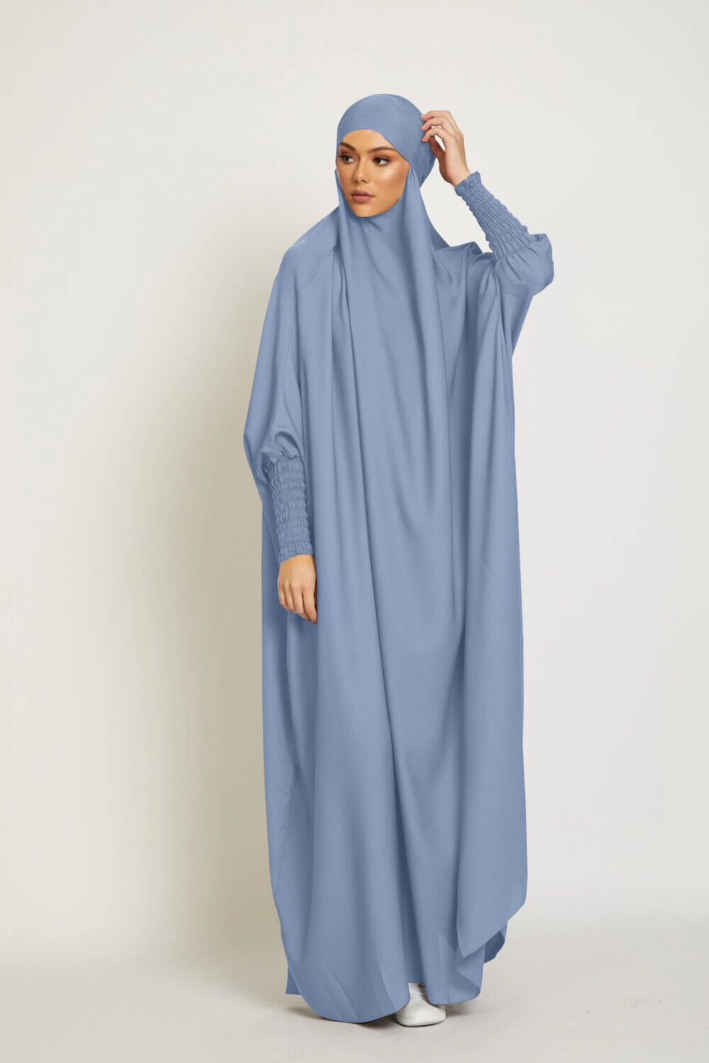 Sky Blue Prayer Jilbab by Hikmah Boutique