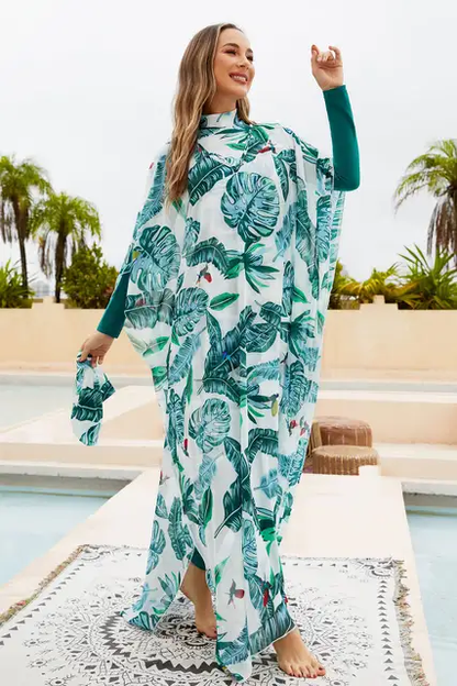 Discover the epitome of modesty and style with Hikmah Boutique's Burkini Modest Swimwear. Explore our versatile Burkini line crafted for all sizes, featuring hijab caps, full-sleeved tops, pants, and kaftan-style outer robes. Join the Islamic swimwear revolution with Hikmah Boutique.