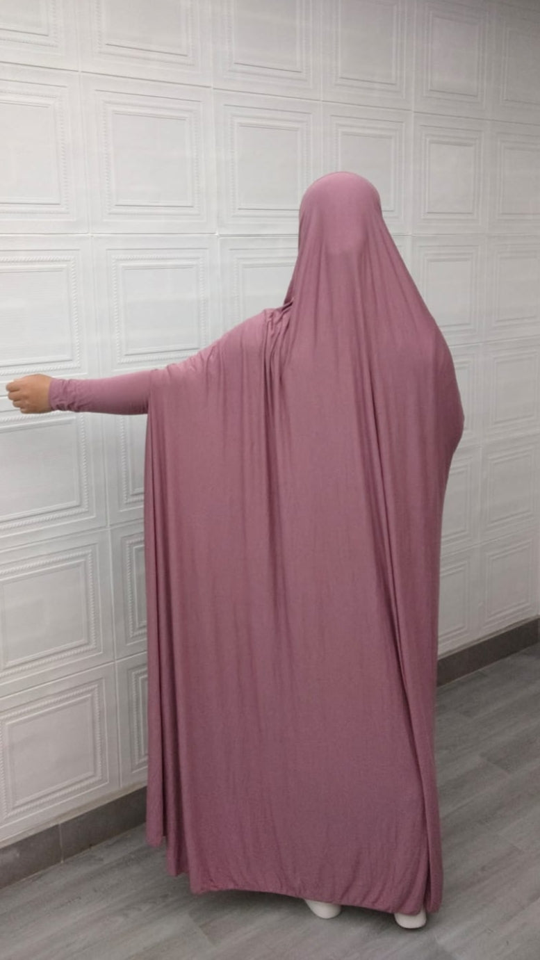 Shop our premium quality bamboo jilbab in a beautiful dusty purple color at Hikmah Boutique. Made from sustainable bamboo fabric, our jilbab is soft, comfortable, and perfect for any occasion. Fast Delivery in Australia, we also ship to North America using fast shipping. 