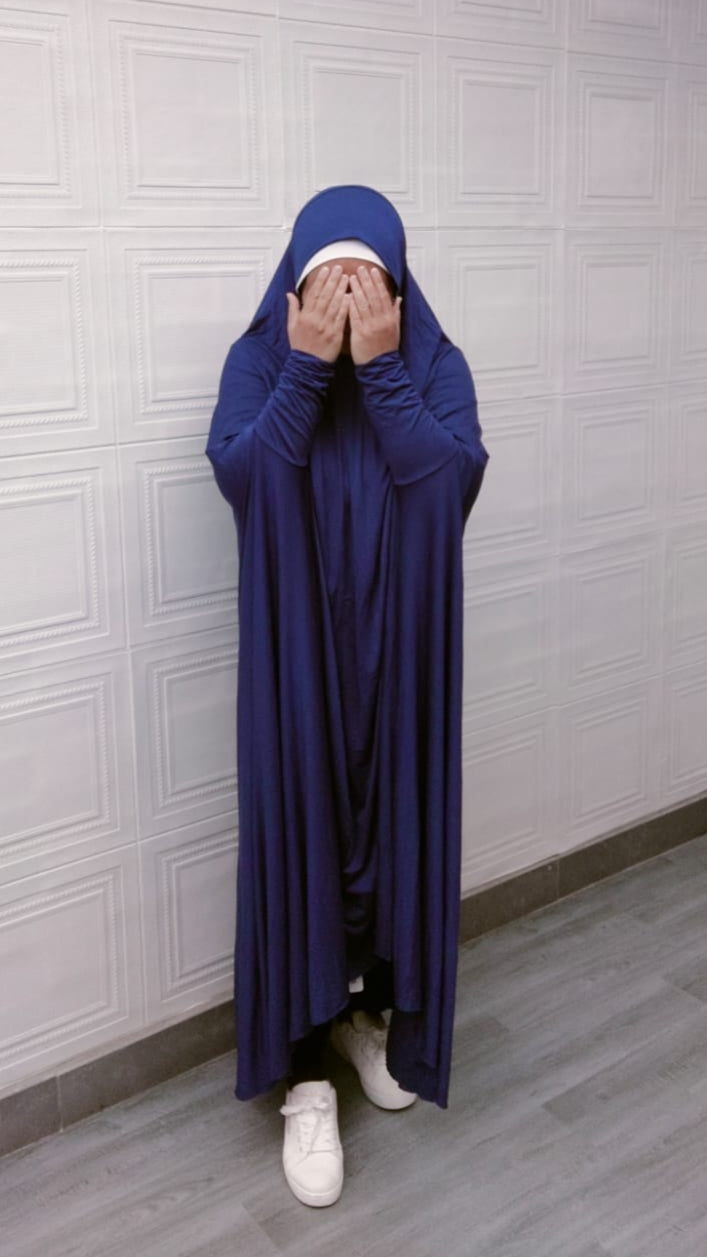 Discover elegance and comfort with our Premium Bamboo Long Jilbab in Navy. Shop the finest navy bamboo jilbab collection at Hikmah Boutique. Made from high-quality bamboo fabric, it offers softness, breathability, and durability. Available in Australia with fast shipping and international delivery to the United States.