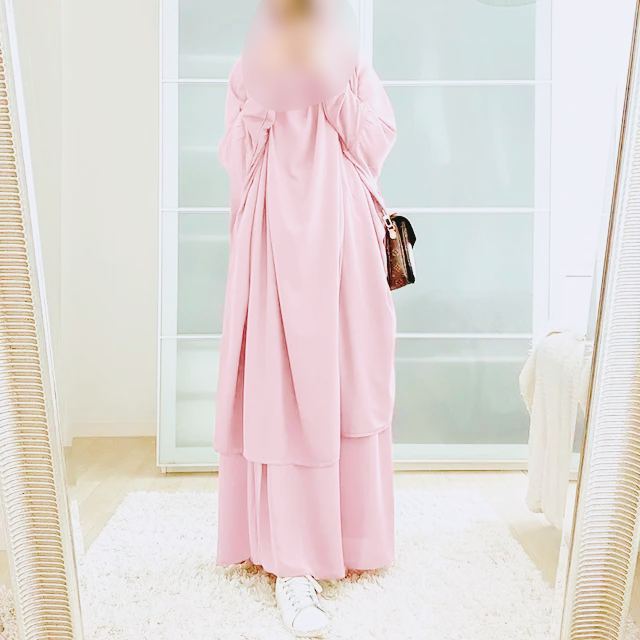 Discover the epitome of elegance with our Pink French Jilbab, a stunning two-piece set available exclusively at Hikmah Boutique. Crafted from premium materials, this Jilbab is designed to elevate your style while ensuring utmost comfort. Get yours now at a reasonable price and experience at Hikmah Boutique
