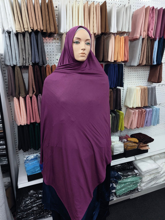 Discover the perfect Gloxinia Jersey Hijab at Hikmah Boutique. Shop soft, stretchable, and stylish hijabs for summer. Explore our modest clothing store online today!