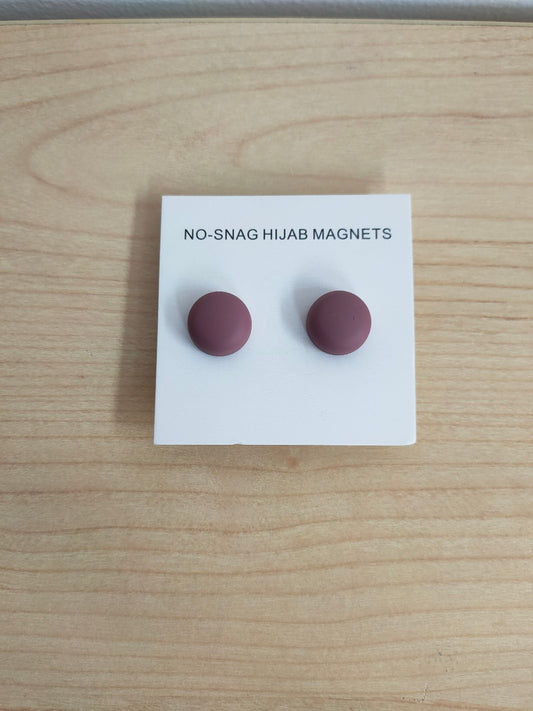Discover our premium Hijab Magnets in Dark Pink Twin-Pack, offering a stylish and hassle-free solution for securing your hijab. Shop now at Hikmah Boutique for magnetic hijab accessories.