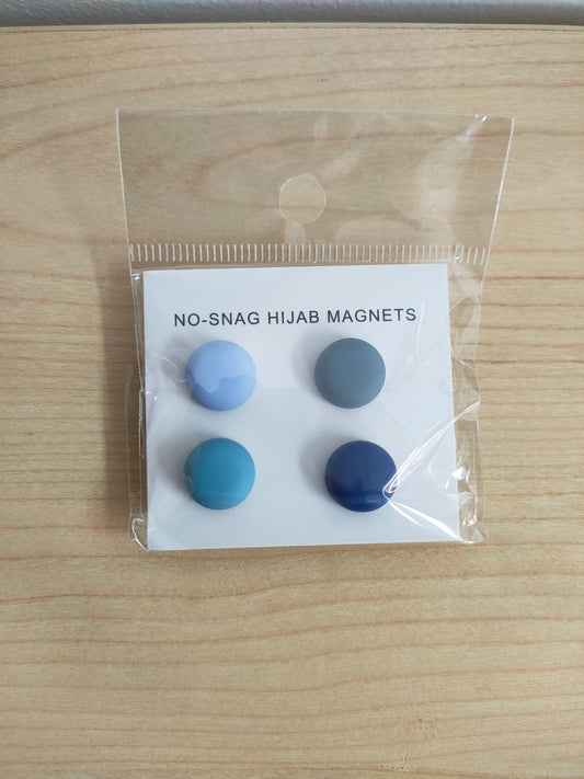 Elevate your hijab style with our Dusty Blue Range Hijab Magnets. Strong hold, versatile colors. Shop now at Hikmah Boutique Australia for worldwide delivery.