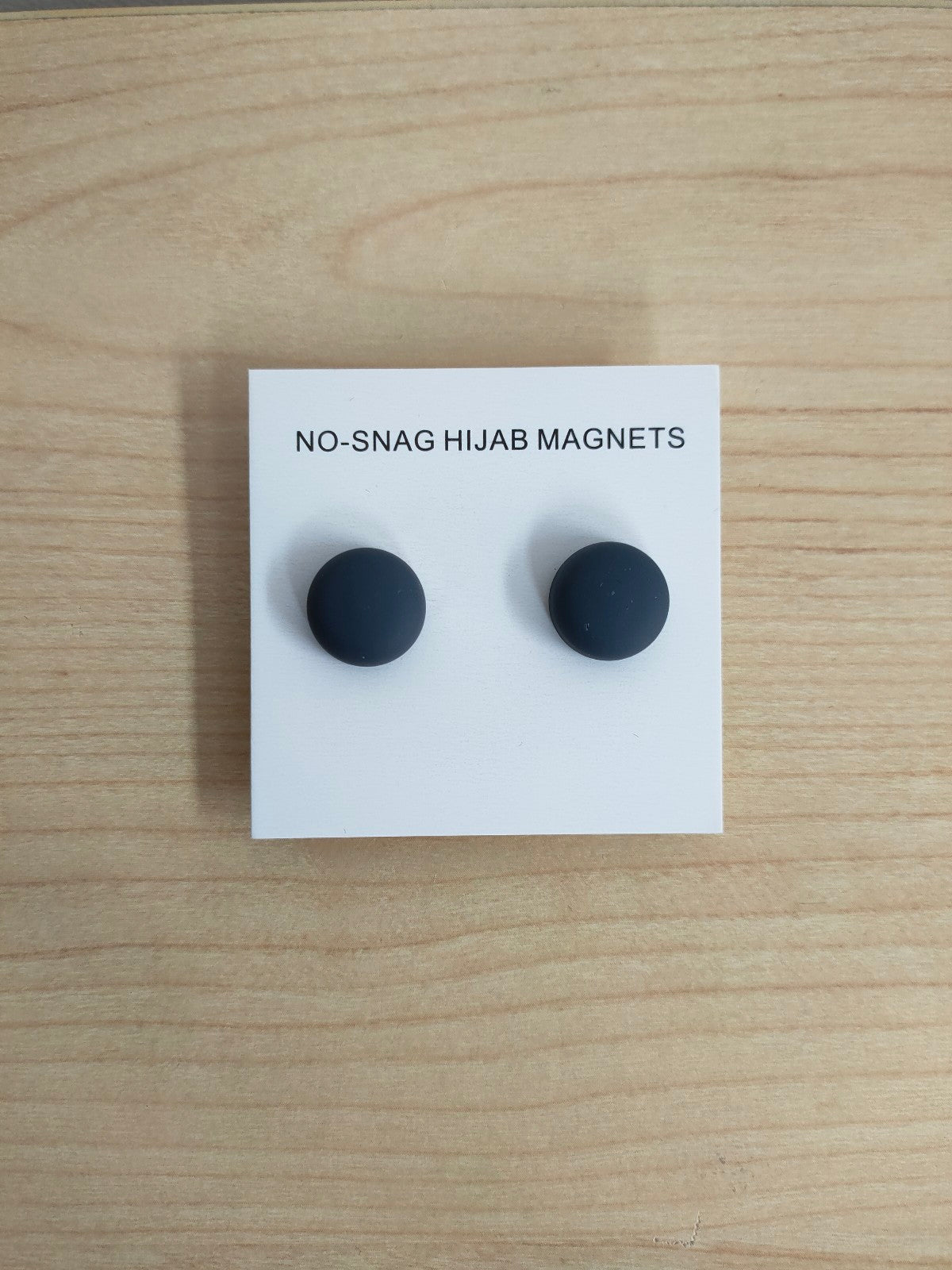 Elevate your hijab styling with our Hijab Magnets in Navy Twin-Pack, offering a secure and durable solution for keeping your hijab in place. Shop now at Hikmah Boutique for strong magnetic hijab pins.