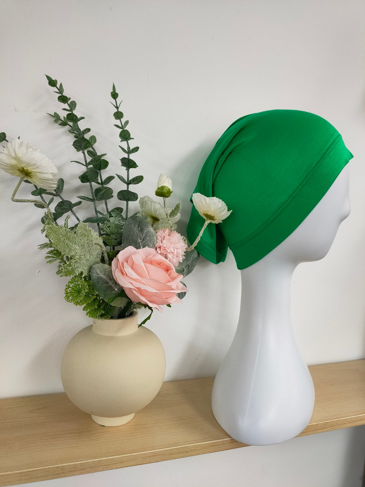 Shop the Hijab Open Undercap in Bright Green at Hikmah Boutique. Combining vibrant style and comfort, this high-quality undercap keeps your hijab in place. Discover the best in modest clothing in Sydney, Australia, at a reasonable price.