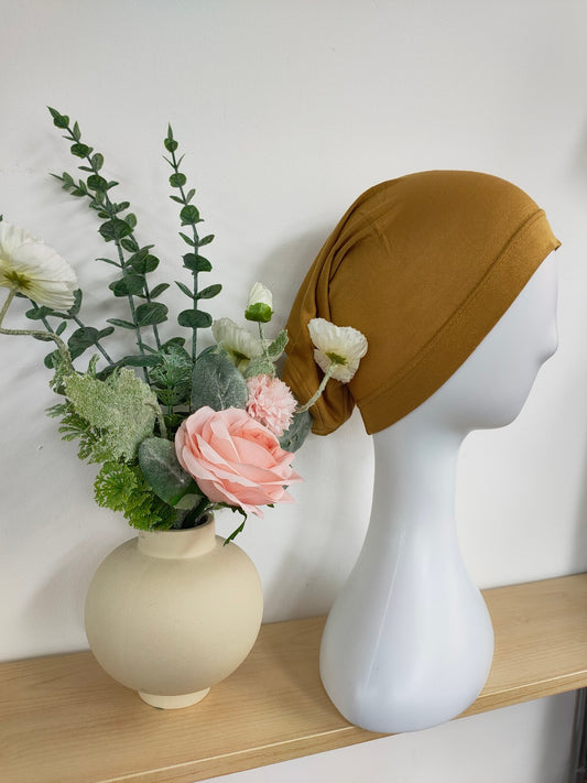 Shop the Hijab Open Undercap in Caramel at Hikmah Boutique. Offering elegance and comfort, this high-quality undercap keeps your hijab in place. Discover the best in modest clothing in Sydney, Australia, at a reasonable price.