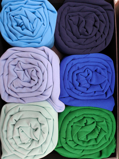 Premium Hijab Gift Set | Elegant Range 6 Colors | 6 Chiffon Hijabs (wt bonus magnetic pins)