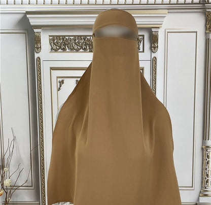 Tie Up Niqab Single Layer