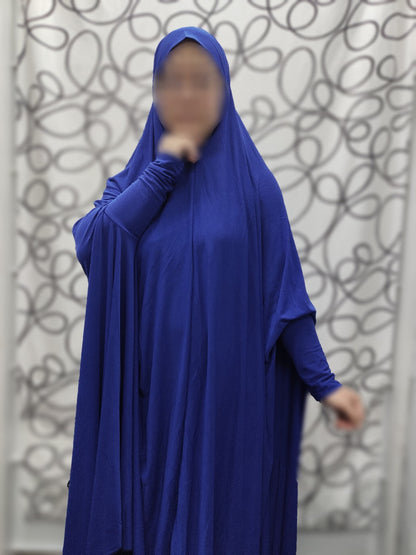 Experience the enchanting allure of our exclusive Lightweight Royal Blue Jilbab, meticulously crafted to perfection by Hikmah Boutique. Elevate your modest style with this timeless masterpiece that seamlessly combines elegance and comfort. Indulge in the captivating charm of our Lightweight Royal Blue Jilbab.