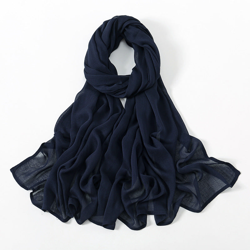 Shop now for our refined Modal Hijab in Navy, a timeless essential for your hijab collection, exclusively available at Hikmah Boutique! Carefully crafted from premium modal fabric, renowned for its luxurious softness and breathability, this hijab ensures all day comfort and style. Based in Australia, Deliver Worldwide. 