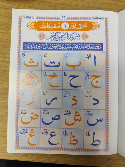 Start your Quranic journey with the Noorani Qaida book offered by Hikmah Boutique. Perfect for beginners, this essential learning tool will guide you through Arabic script and pronunciation, laying the foundation for reading the Quran. Explore now!