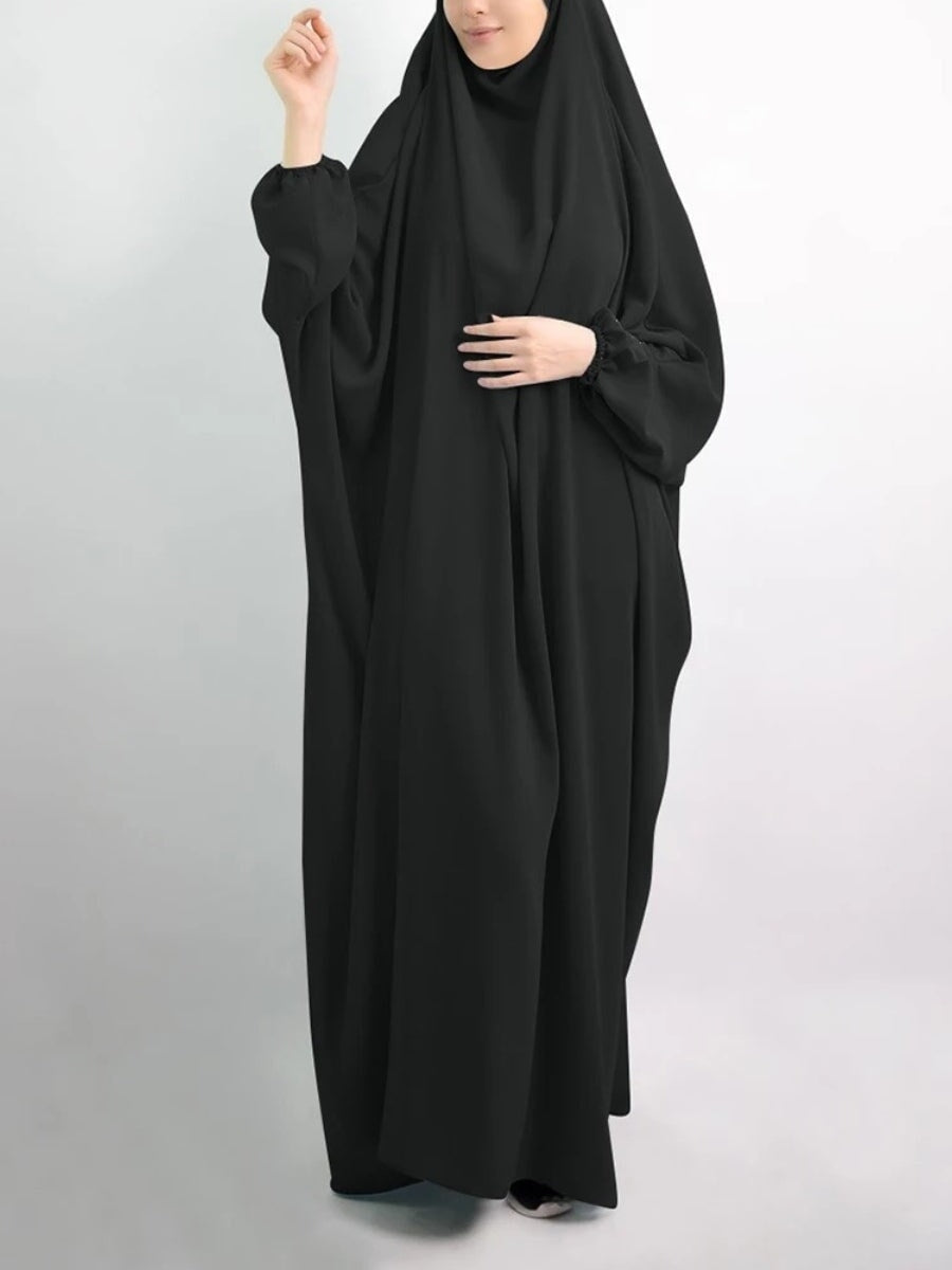 One Piece French Jilbabs – Elegance Meets Modesty Elevate your modest wardrobe with the One Piece French Jilbabs, exclusively available at Hikmah Boutique.