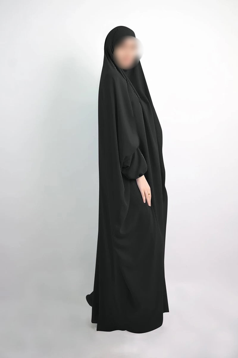 One Piece French Jilbabs – Elegance Meets Modesty Elevate your modest wardrobe with the One Piece French Jilbabs, exclusively available at Hikmah Boutique.