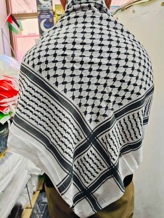 Shop our Black Keffiyeh, a symbol of Palestinian strength, unity, and heritage. High-quality, authentic design at a reasonable price. Buy online Australia or in-store.