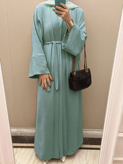 Elevate your modest wardrobe with our exquisite Plain Abaya 3 Piece Set in enchanting Dusty Green, available exclusively at Hikmah Boutique. Crafted with utmost care and precision, each piece in this ensemble exudes sophistication and grace, making it the perfect choice for discerning modest clothing enthusiasts.