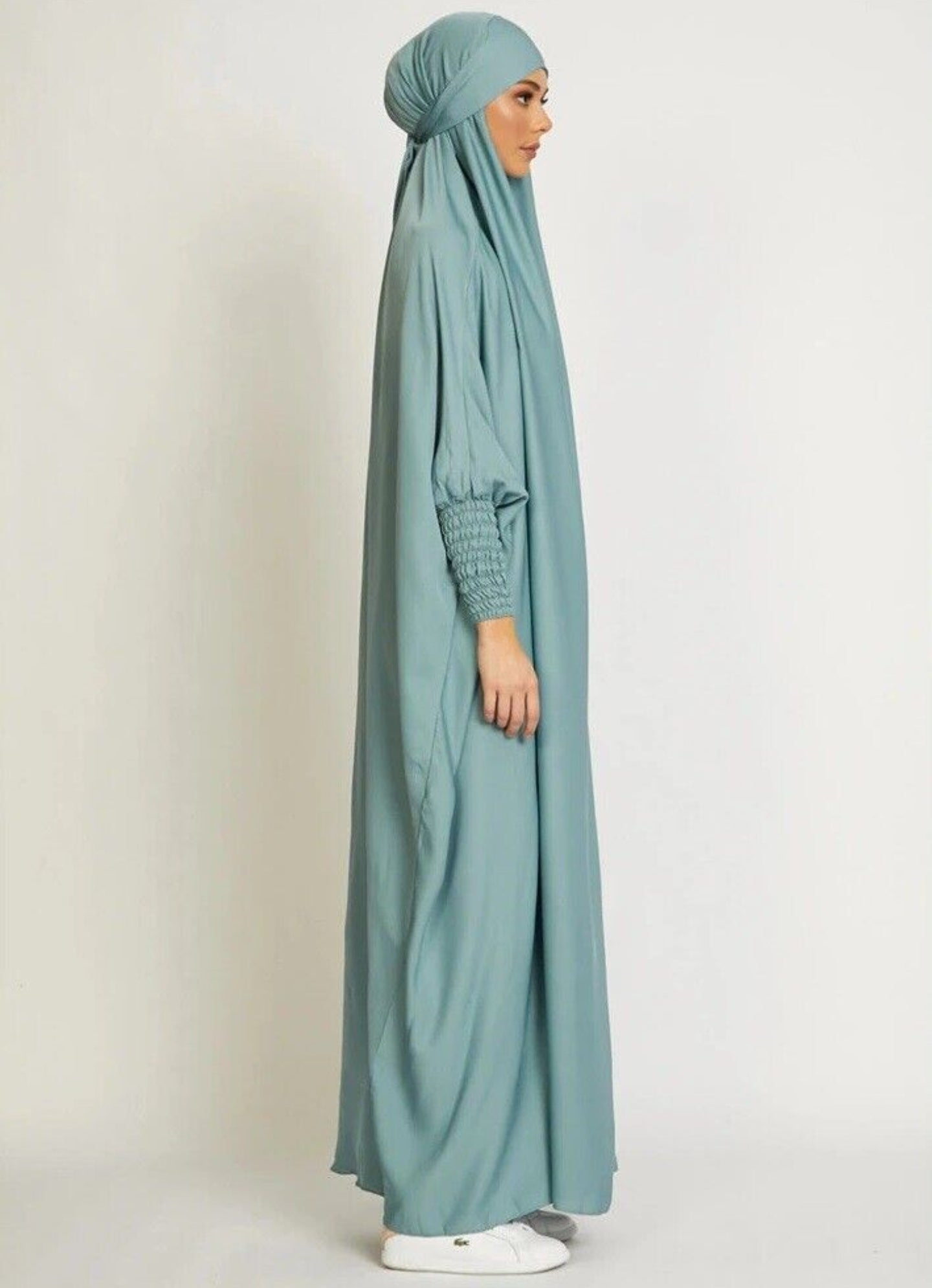 Prayer Jilbab With Sleeves One Piece Tie Back Jilbab Hikmah Boutique