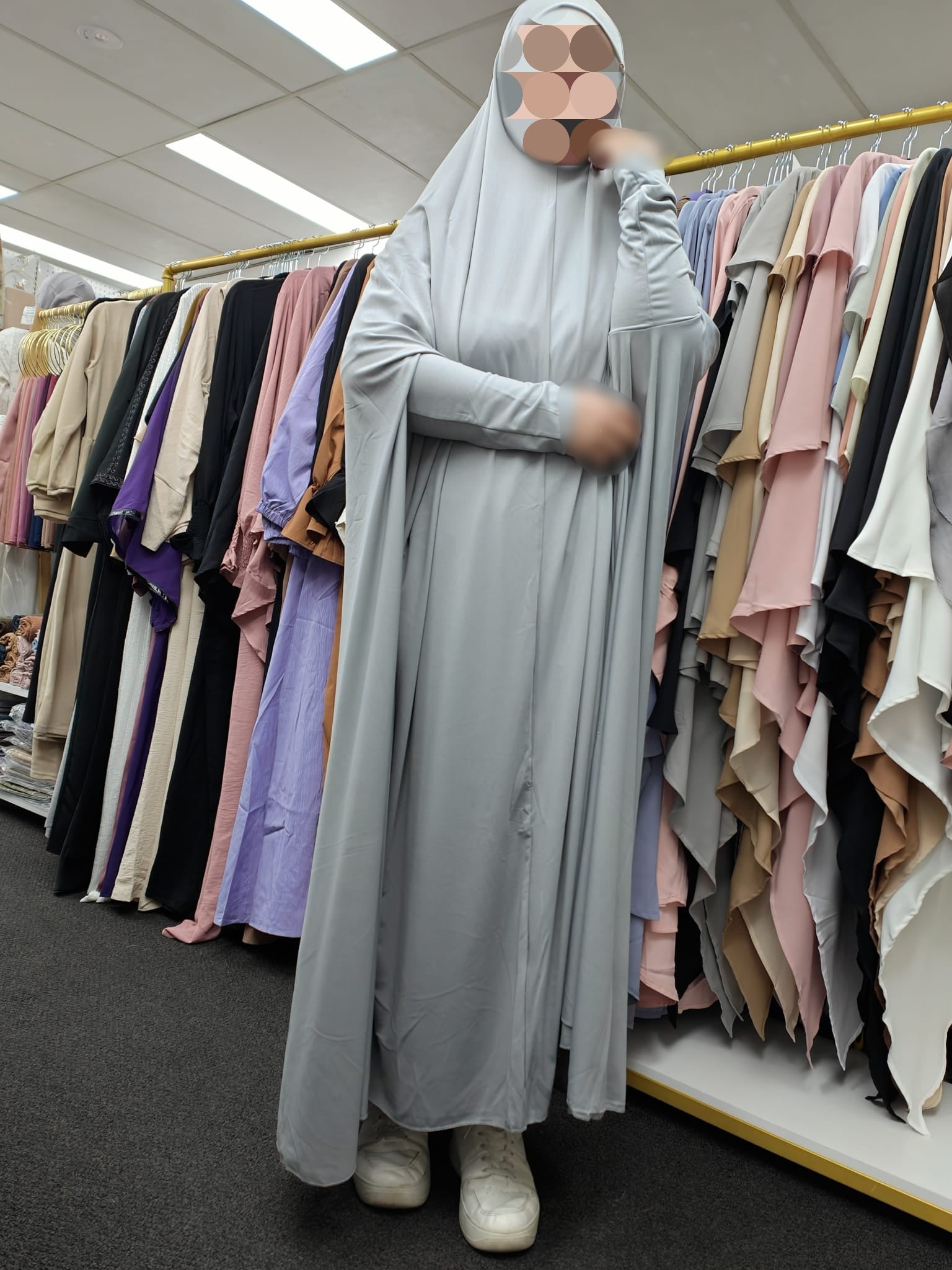 Elevate your modest fashion with our exclusive Premium Silver Grey Jilbab, crafted from premium ITY Knit fabric for unparalleled comfort and style. Experience the luxury of smooth, soft, and non-see-through jilbabs, offering ankle-length coverage at a reasonable price, only at Hikmah Boutique.