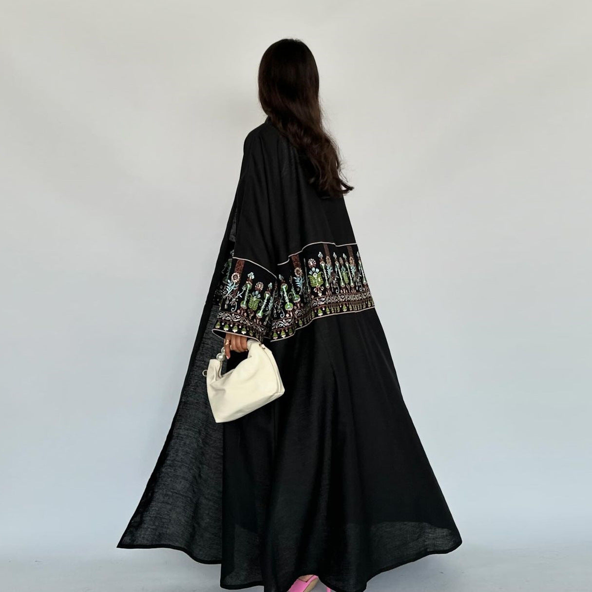 Summer Embroidered Open Abaya, made from breathable, lightweight fabric, this modest abaya with elegant embroidery is ideal for hot weather. Shop at Hikmah Boutique, Australia’s top destination for quality modest clothing.