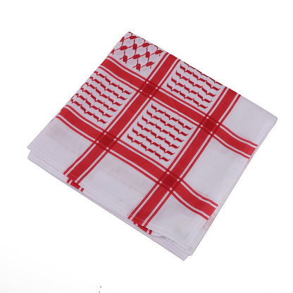 Keffiyeh Scarf in Red