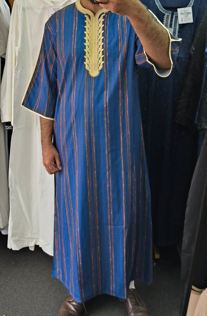 Moroccan-style Embroidered Men Thobe