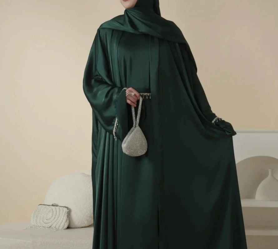 Malika Abaya Emerald Green