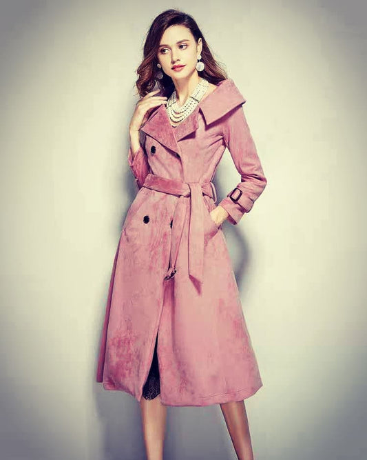 Introducing our stylish and cozy Faux Suede Winter Coat for women, designed to keep you warm and fashionable throughout the winter season. Made with high-quality materials, this coat is perfect for any occasion and is sure to become a staple in your winter wardrobe. This winter coat provides both style and warmth.