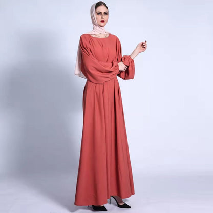 Pleated Abaya Dress